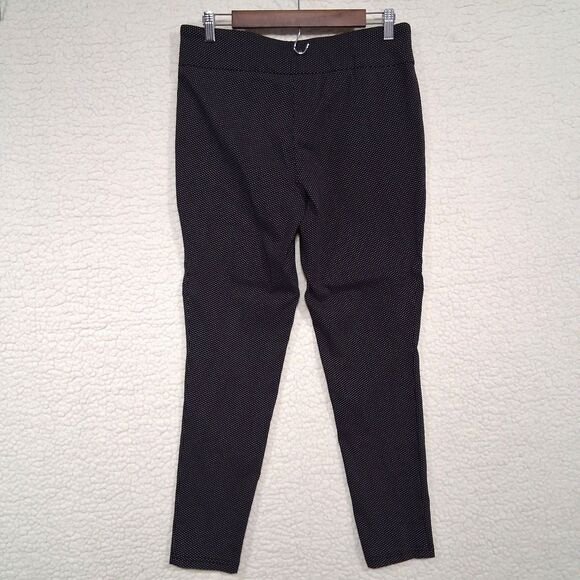 Just Be Women Pull-On Long Pants Leggings Black Small White Polka Dots Size L - Picture 2 of 9